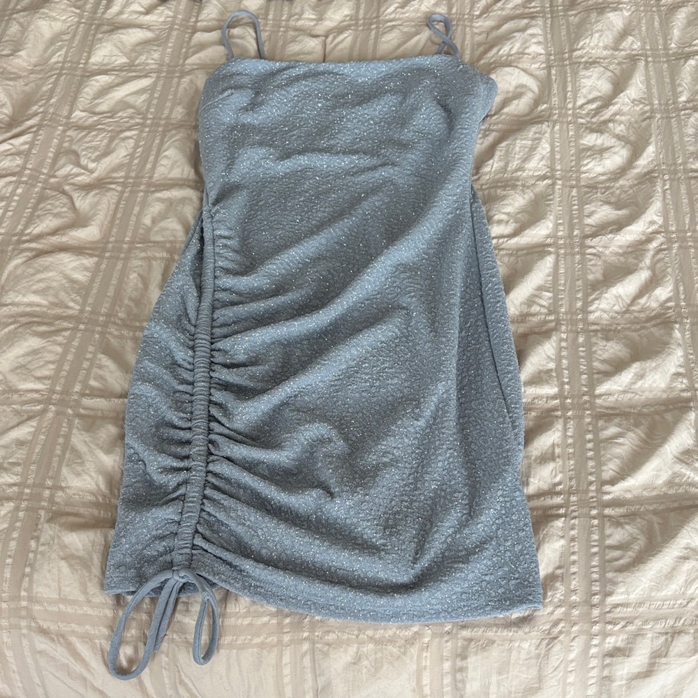 Windsor Sparkly Ruched Mini Dress